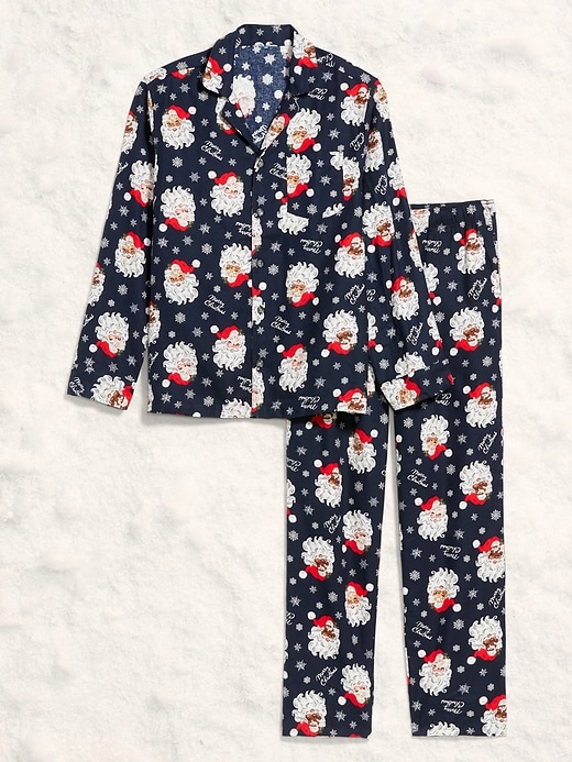 L'image numéro 1 présente Pyjama en flanelle à motif pour homme