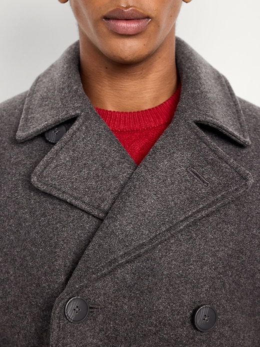 Image number 6 showing, Slim Fit Double Breasted Peacoat