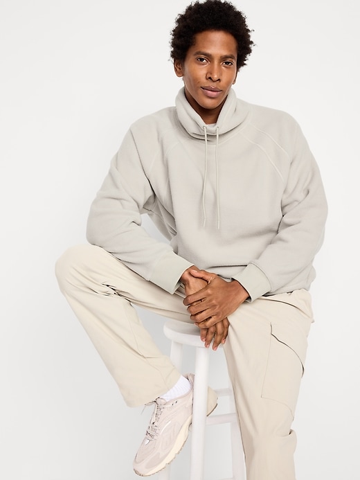 Image number 3 showing, Funnel Neck Microfleece Pullover