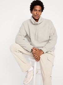 Image number 3 showing, Funnel Neck Microfleece Pullover
