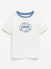 Image number 1 showing, Short-Sleeve Unisex Graphic T-Shirt for Toddler