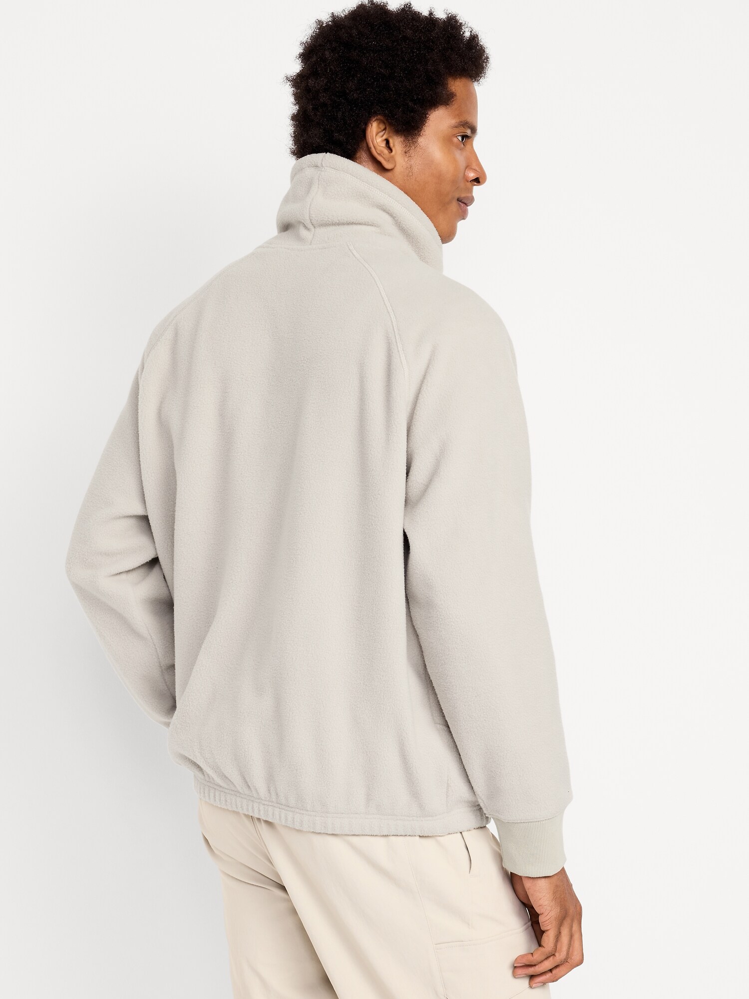 Funnel Neck Microfleece Pullover