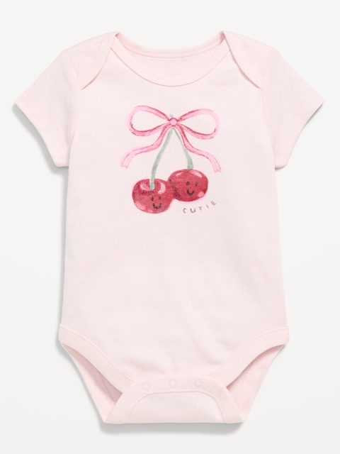 Short-Sleeve Graphic Bodysuit for Baby