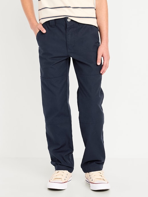 Image number 1 showing, Canvas Straight-Leg Utility Pants for Boys