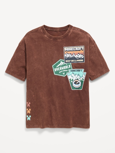Minecraft™ Gender-Neutral Graphic T-Shirt for Kids