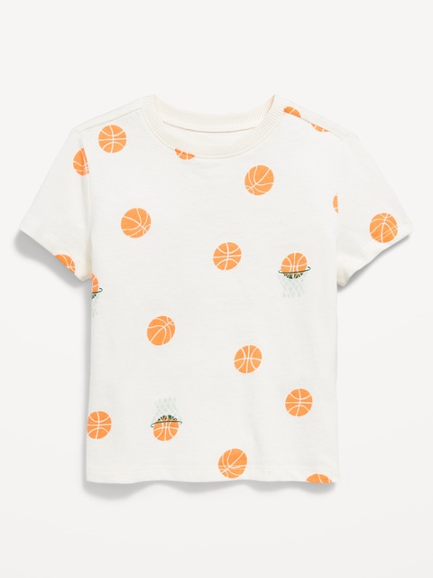 T-SHIRT À MOTIFS À MANCHES COURTES POUR TOUT-PETIT