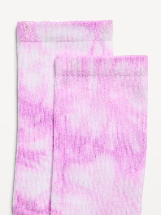 Image number 2 showing, Tie-Dye Crew Socks for Women