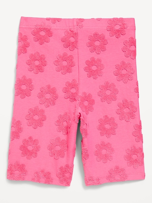 L'image numéro 2 présente Cuissard long en jersey bouclette pour fille