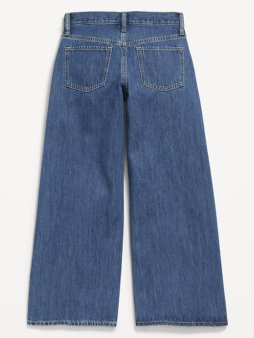 Image number 2 showing, Super Baggy Wide-Leg Jeans for Girls