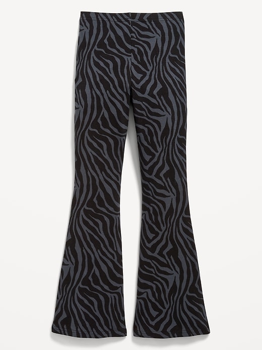 Image number 2 showing, Printed High-Waisted Flared Leggings for Girls
