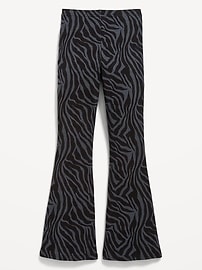 Image number 2 showing, Printed High-Waisted Flared Leggings for Girls