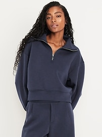 Image number 3 showing, Bounce Fleece Half-Zip Pullover Sweatshirt