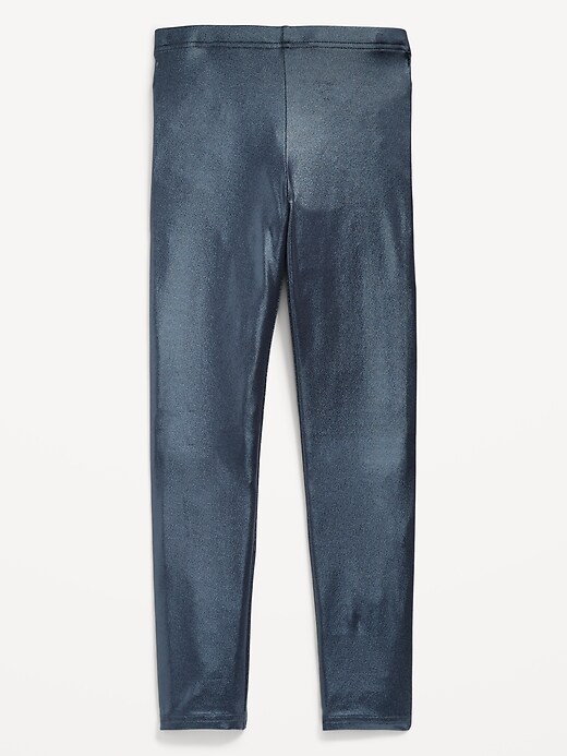 L'image numéro 2 présente Legging à motif métallisé scintillant pour fille
