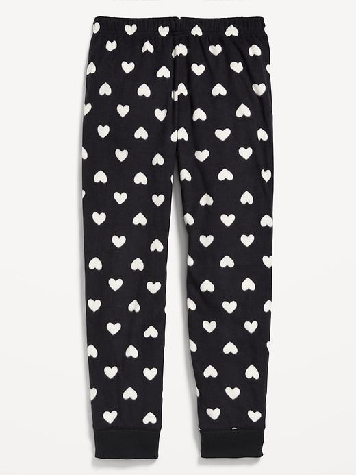 Image number 2 showing, Microfleece Plaid Pajama Jogger Pants for Girls