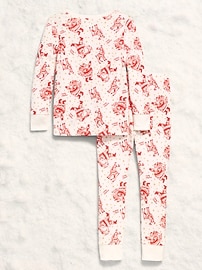 L'image numéro 3 présente Pyjama ajusté à motif pour tout-petit et bébé