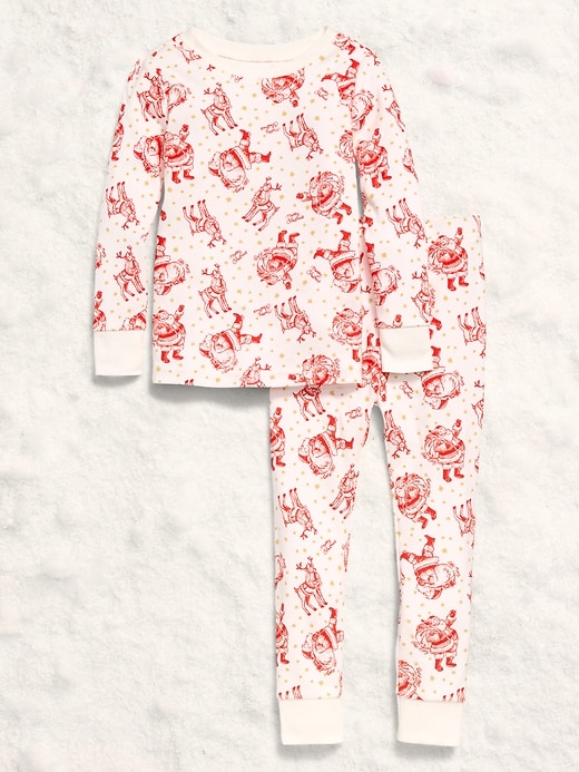 L'image numéro 2 présente Pyjama ajusté à motif pour tout-petit et bébé