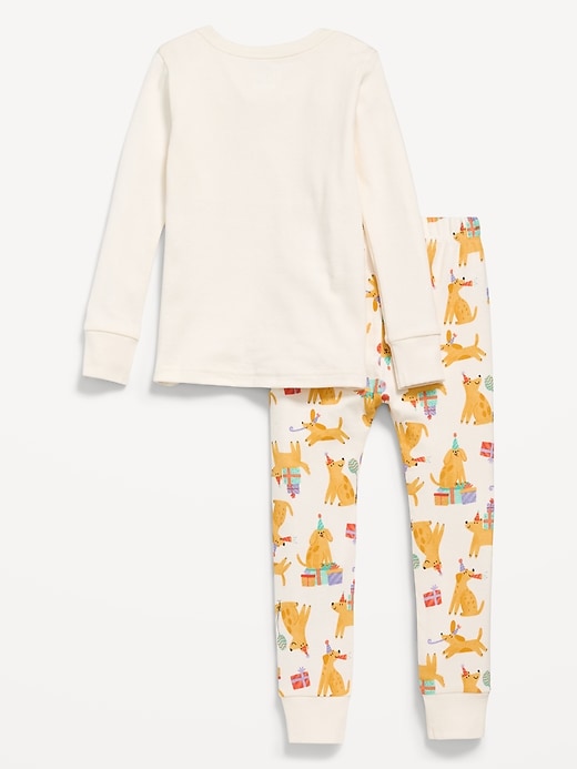 L'image numéro 3 présente Pyjama ajusté à motif pour tout-petit et bébé