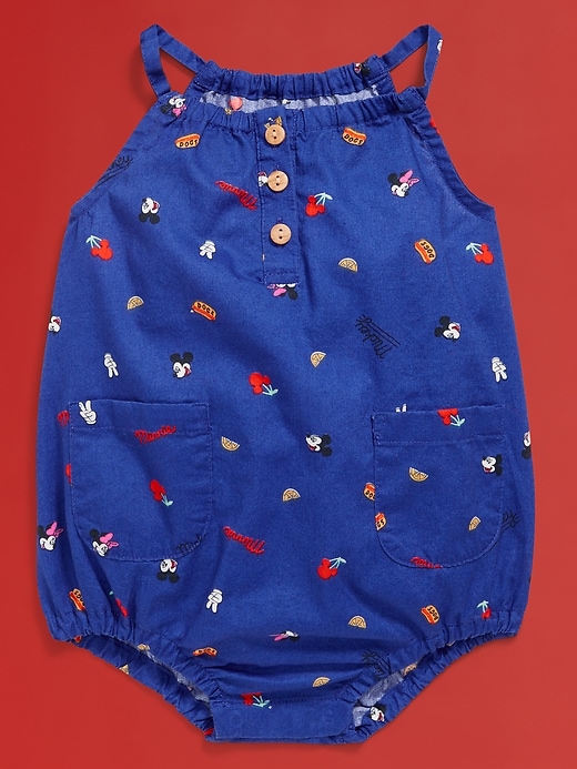 Image number 2 showing, Old Navy x Disney© Sleeveless Henley One-Piece Graphic Romper for Baby