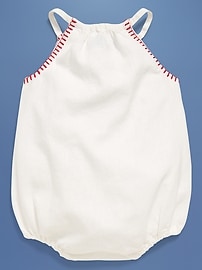 Image number 3 showing, Old Navy x Disney© Linen-Blend Sleeveless One-Piece Romper for Baby