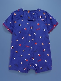 Image number 3 showing, Old Navy x Disney© Poplin One-Piece Romper for Baby