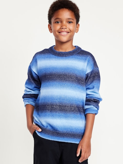 SoSoft Oversized Crew-Neck Sweater for Boys - Mount Shasta