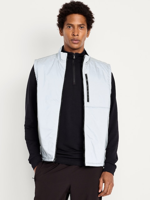 Loose Fit Reflective Run Vest
