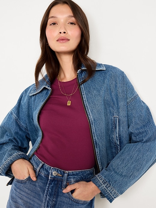 Image number 3 showing, Snug Long-Sleeve Crew-Neck T-Shirt