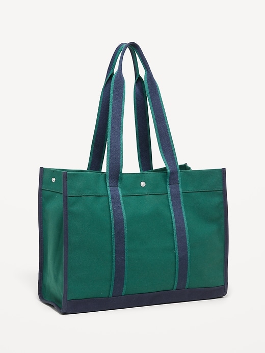 Image number 1 showing, Large Canvas Tote Bag