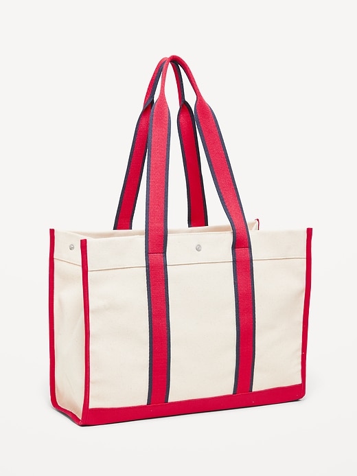Image number 3 showing, Large Canvas Tote Bag