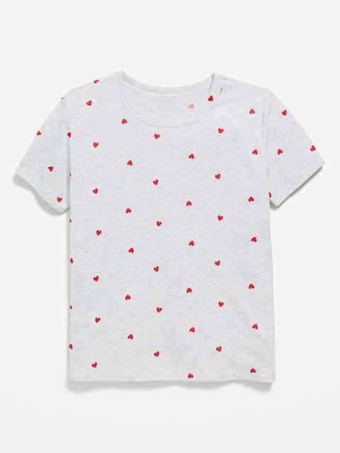 Printed Softest Short-Sleeve T-Shirt for Girls