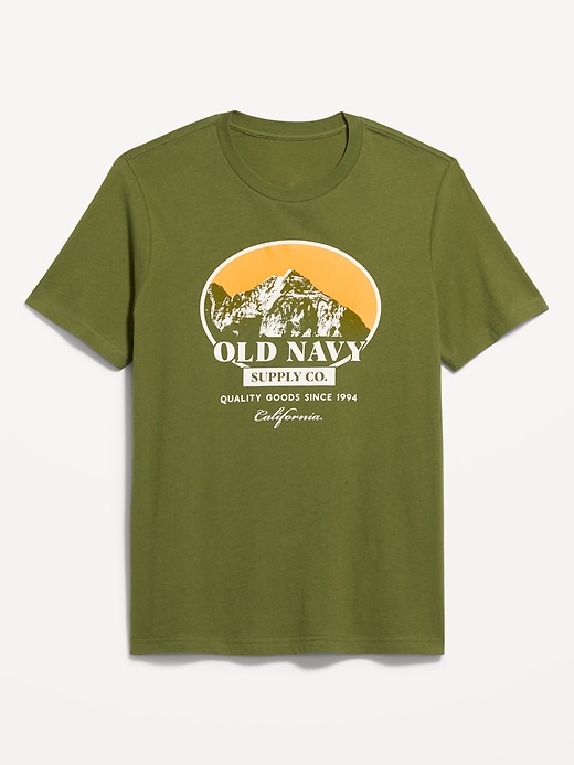 Image number 1 showing, Crew-Neck Logo-Graphic T-Shirt