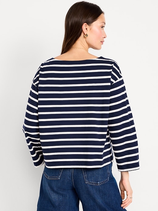 Image number 2 showing, Long-Sleeve Mariner Loose T-Shirt
