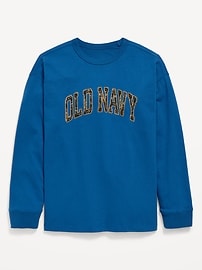 L'image numéro 1 présente T-shirt surdimensionné à imprimé à manches longues pour garçon