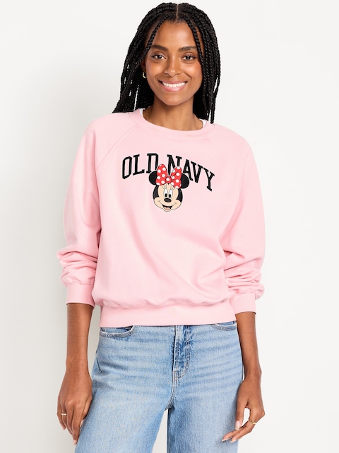Disney© Minnie Mouse Vintage Sweatshirt - Minnie Mouse (Pink)