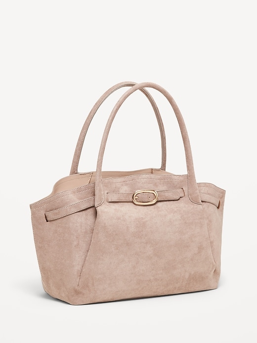 Image number 1 showing, Large Belted Tote Bag