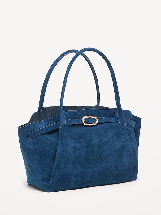 Image number 1 showing, Large Belted Tote Bag