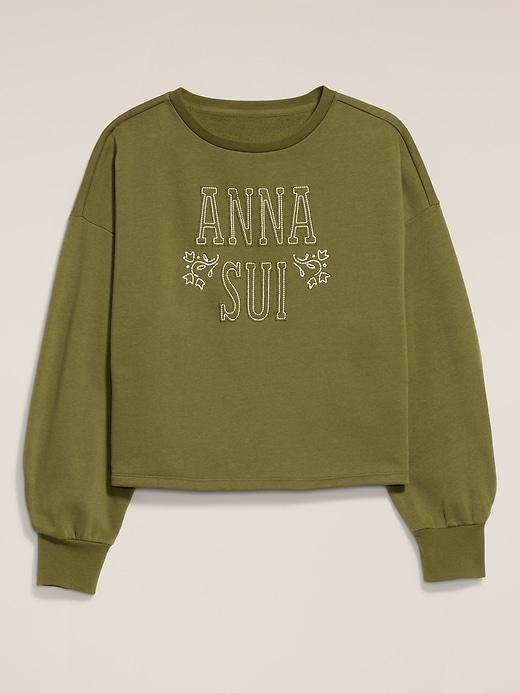L'image numéro 5 présente Chandail ras du cou en molleton à imprimé Old Navy x Anna Sui