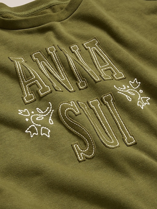L'image numéro 4 présente Chandail ras du cou en molleton à imprimé Old Navy x Anna Sui