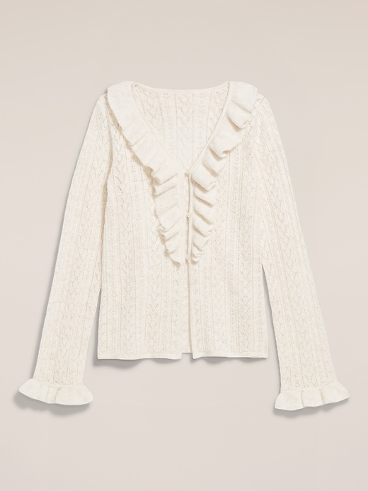 Image number 5 showing, Old Navy x Anna Sui Ruffle Cardigan Sweater