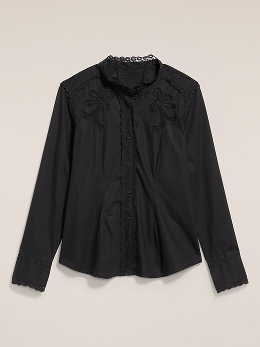 Image number 5 showing, Old Navy x Anna Sui Button-Down Applique Top