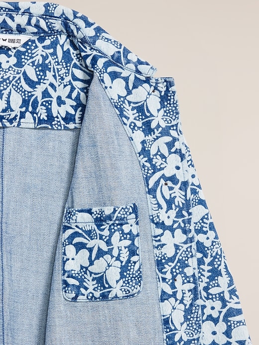 L'image numéro 7 présente Veste d’ouvrier en denim Old Navy x Anna Sui