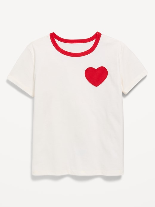 Image number 1 showing, Softest Short-Sleeve T-Shirt for Girls