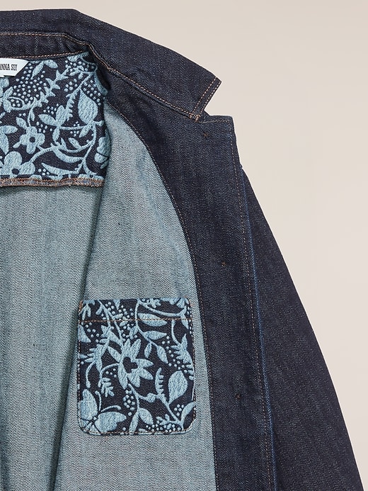 L'image numéro 6 présente Veste d’ouvrier en denim Old Navy x Anna Sui