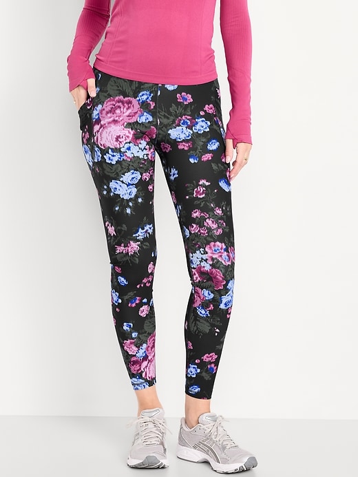 Image number 1 showing, High-Waisted PowerSoft 7/8 Pocket Leggings