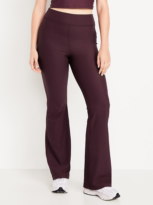 Image number 5 showing, Extra High-Waisted PowerSoft Rib Flare Leggings