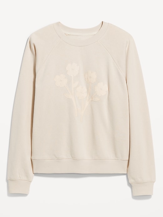 Image number 4 showing, Oversized Graphic Raglan Sweatshirt