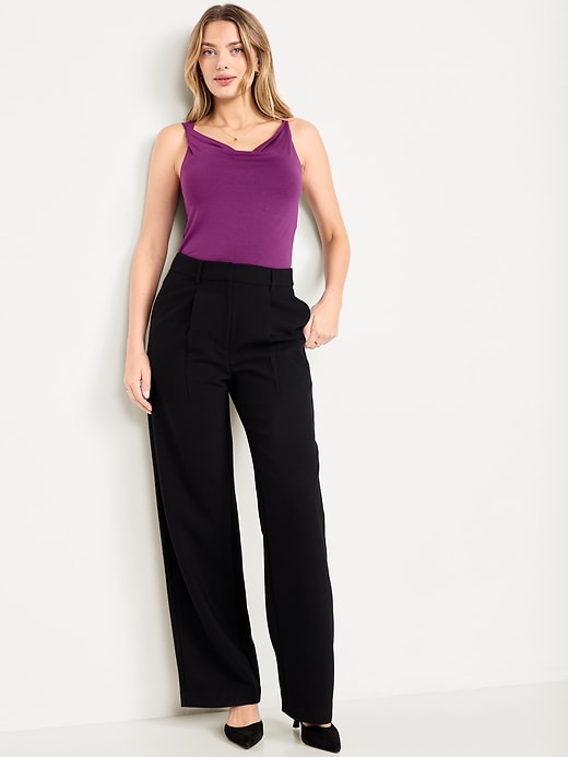 Image number 3 showing, Cowl-Neck Twist-Strap Top