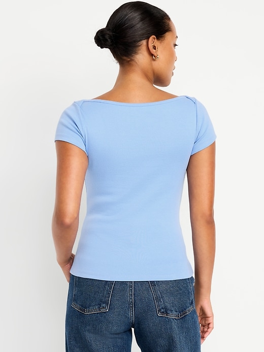 Image number 2 showing, Snug Boatneck T-Shirt