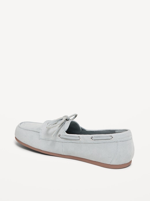 Image number 5 showing, Faux-Suede Boat Shoes for Women
