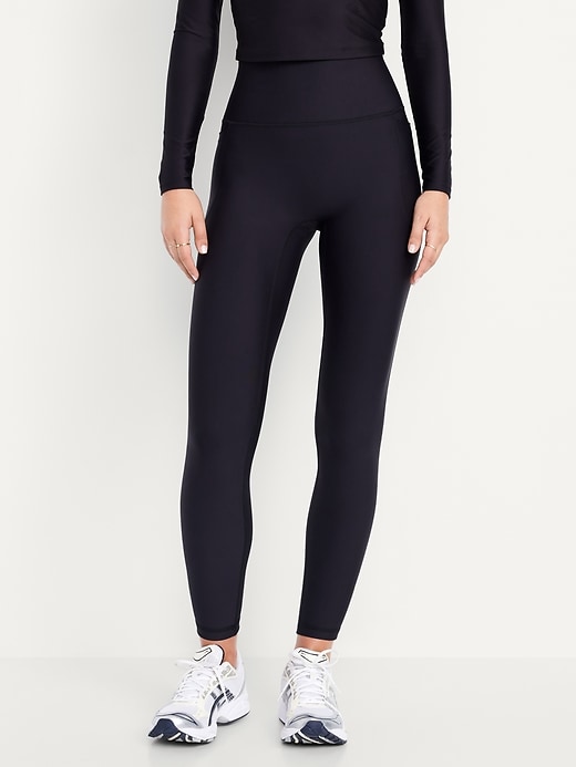 Image number 1 showing, Extra-High Waisted PowerSoft Boundless 7/8 Pocket Leggings – No Front Seam
